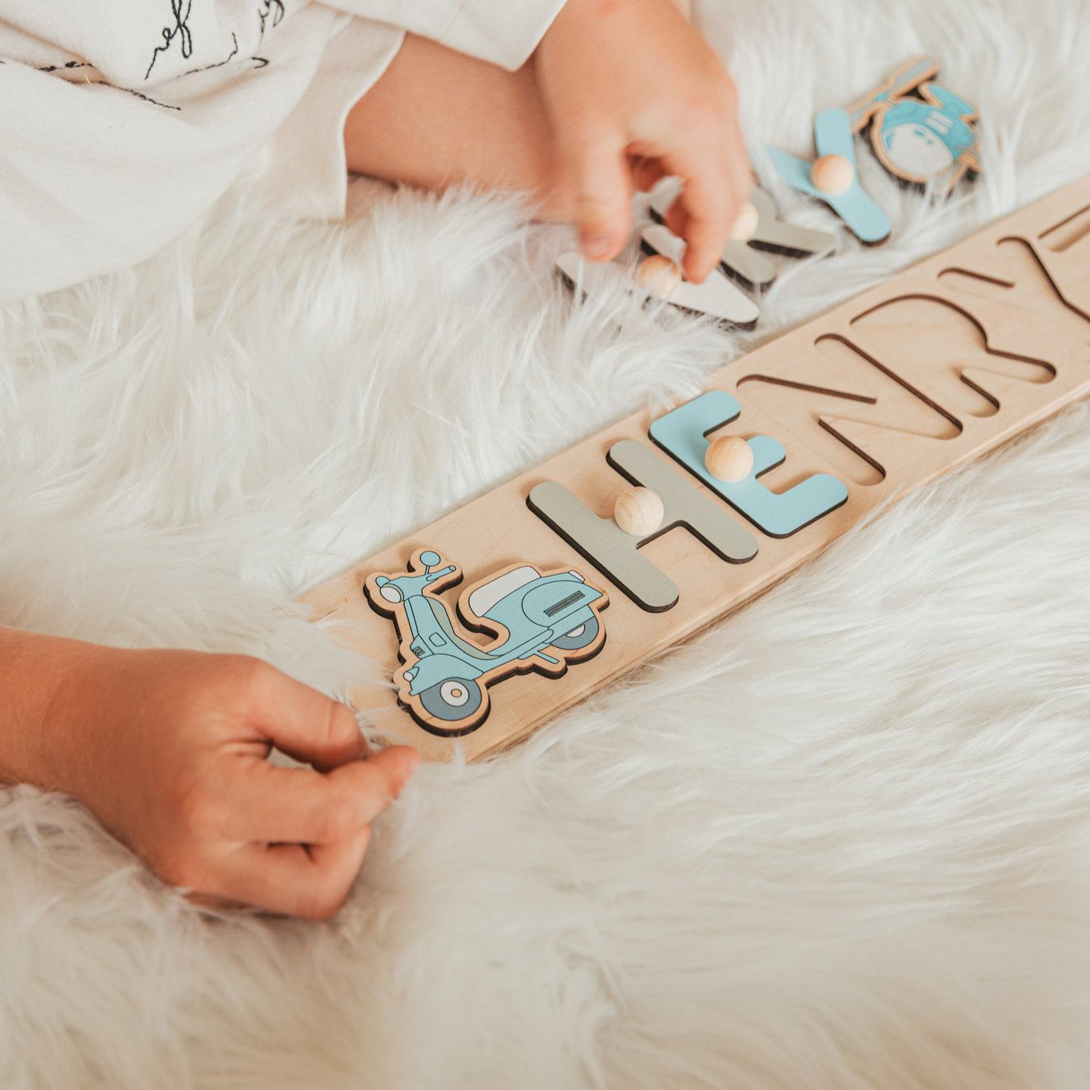 Personalized Dinosaur Name Puzzle A Roaring Item for Toddlers and Dino-Lovers