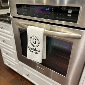 Personalized Dish Towel A Cherished Keepsake for Grandma and Mom