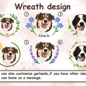 Personalized Dog/Cat Face Embroidered Sweatshirt A Unique Item for Pet Lovers