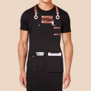 Personalized Embroidered Apron Elevate Your Kitchen Style with Custom Logo and Name Tags