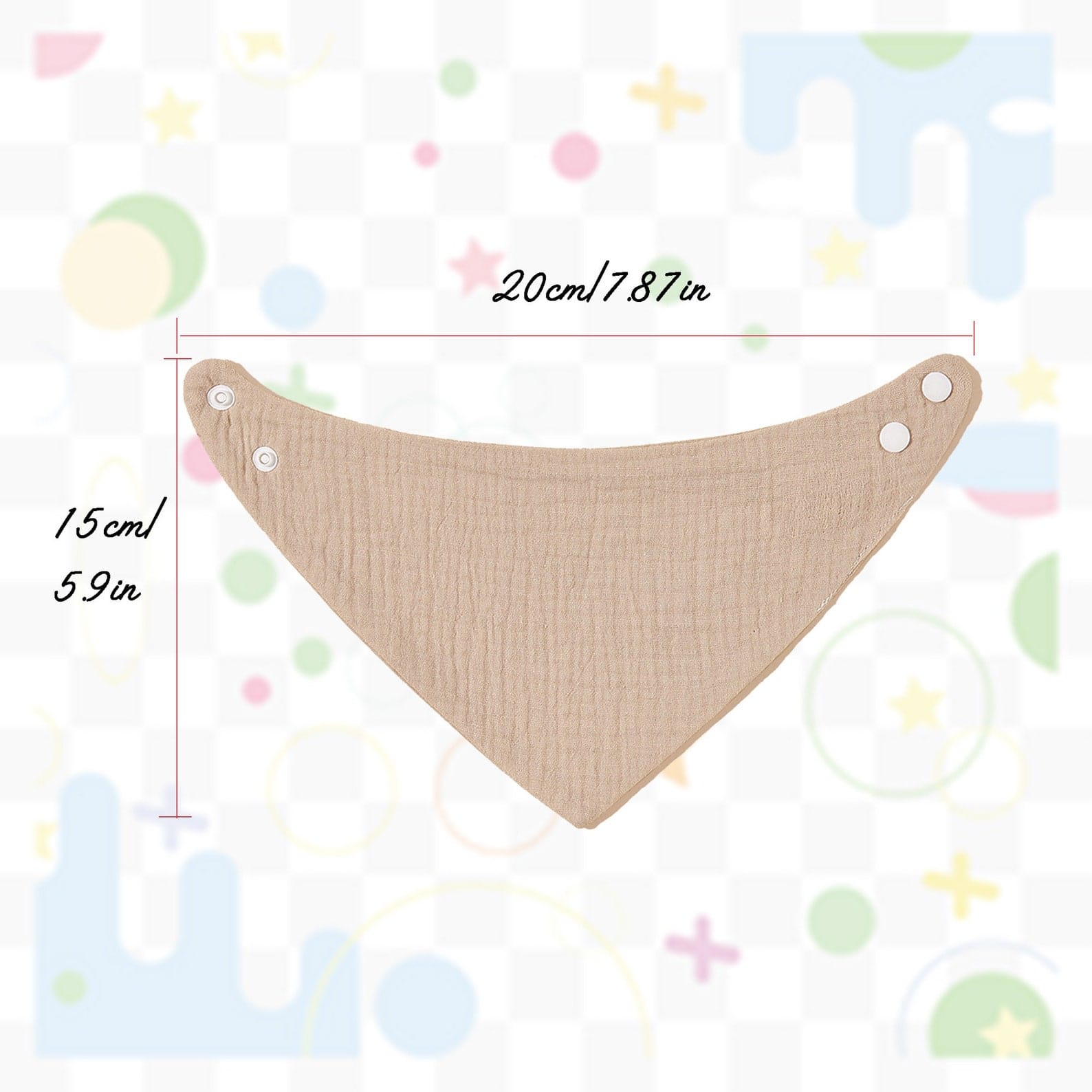 Personalized Embroidered Baby Bib – Custom Muslin Double Gauze Present