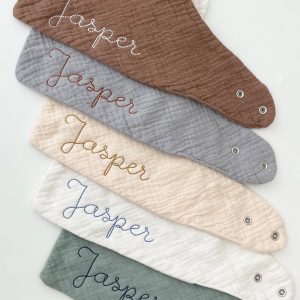 Personalized Embroidered Baby Bib A Cherished Keepsake for Your Little One