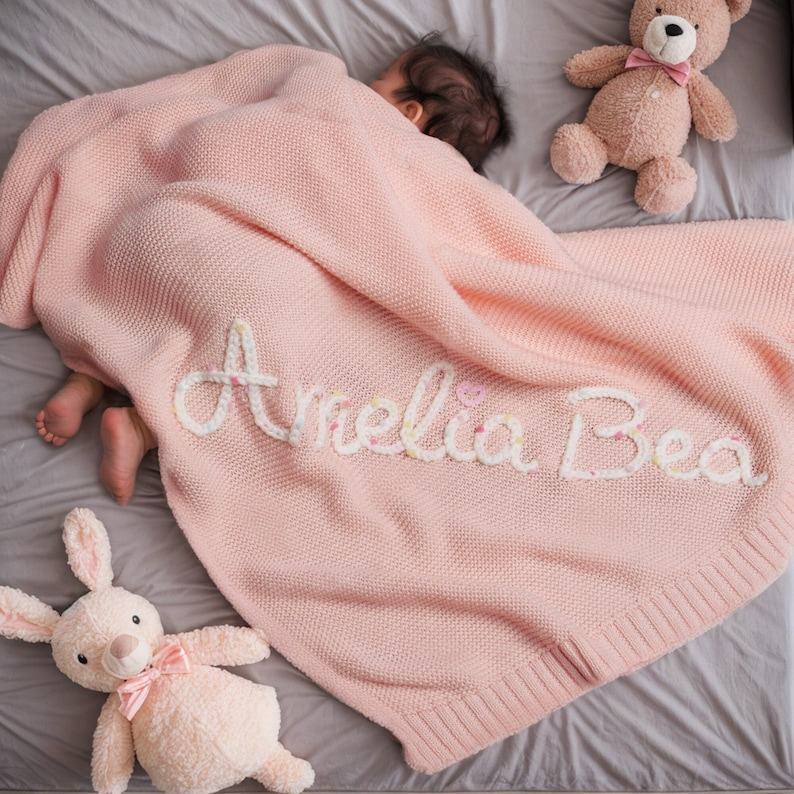 Personalized Embroidered Baby Blanket A Cherished Keepsake for Your Little One