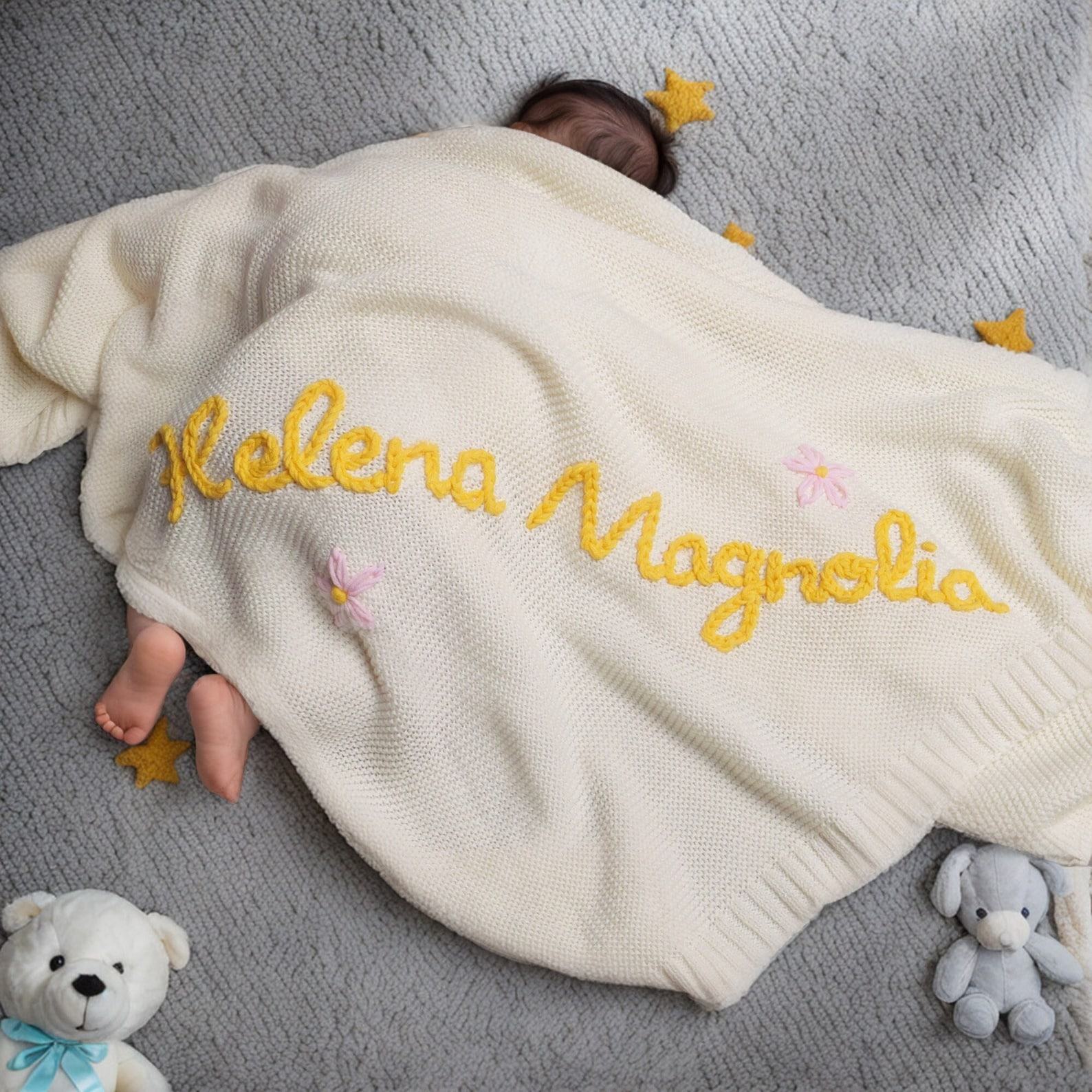 Personalized Embroidered Baby Blanket A Cherished Keepsake for Your Little One
