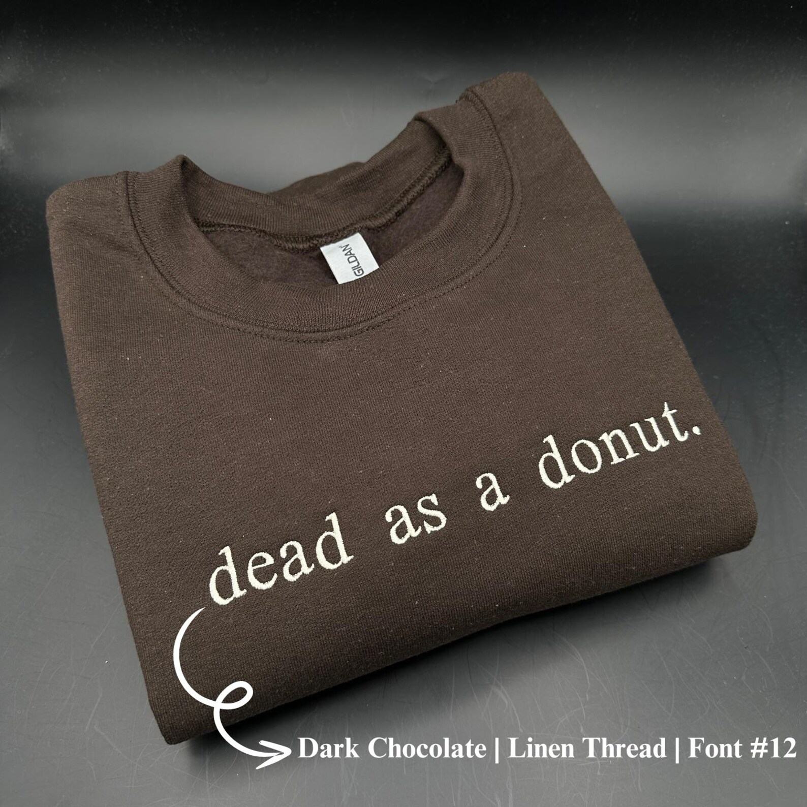 Personalized Embroidered Sweatshirt Create a Unique Item for Brides, Halloween, and More