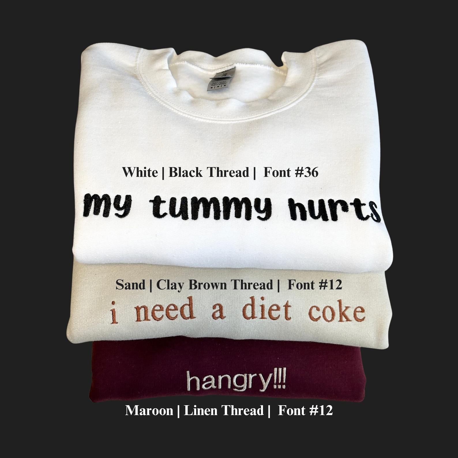 Personalized Embroidered Sweatshirt Create a Unique Item for Brides, Halloween, and More