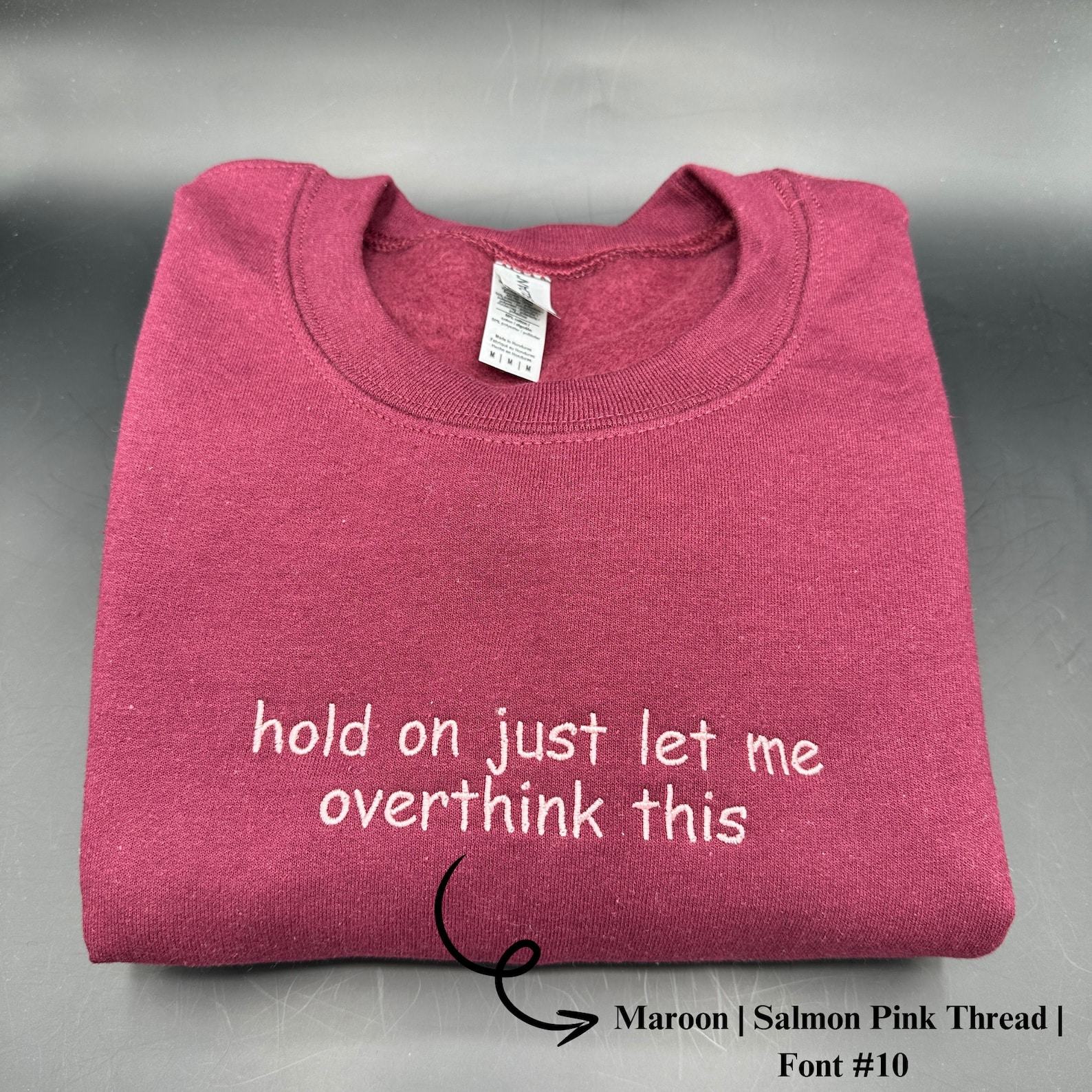 Personalized Embroidered Sweatshirt Create a Unique Item for Brides, Halloween, and More