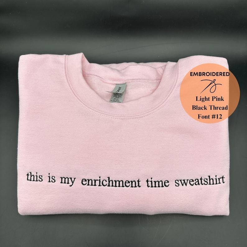 Personalized Embroidered Sweatshirt Create a Unique Item for Brides, Halloween, and More