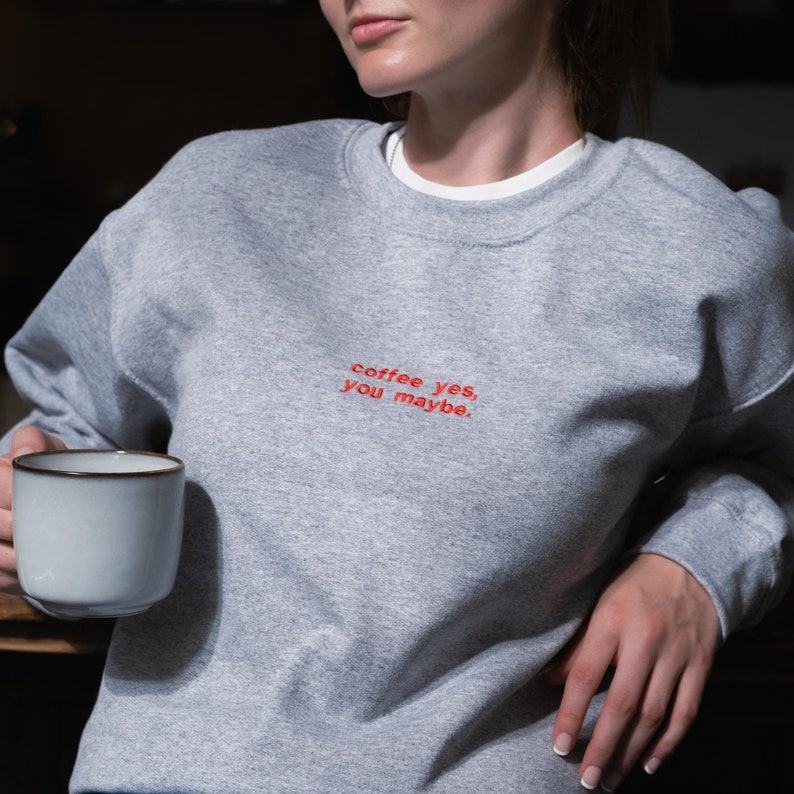 Personalized Embroidered Sweatshirt Create Your Own Cozy, Custom Jumper