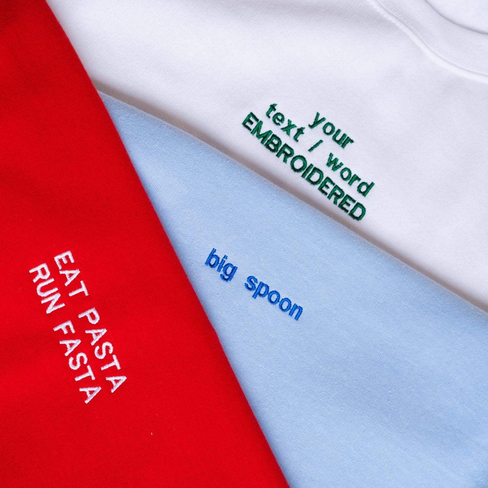 Personalized Embroidered Sweatshirt Create Your Own Cozy, Custom Jumper