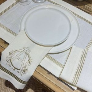Personalized Embroidered Table Linens Elevate Your Dining Experience with Monogrammed Elegance