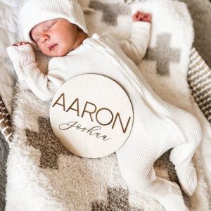 Personalized Engraved Baby Name Sign A Cherished Keepsake for Your Little One’s Nursery