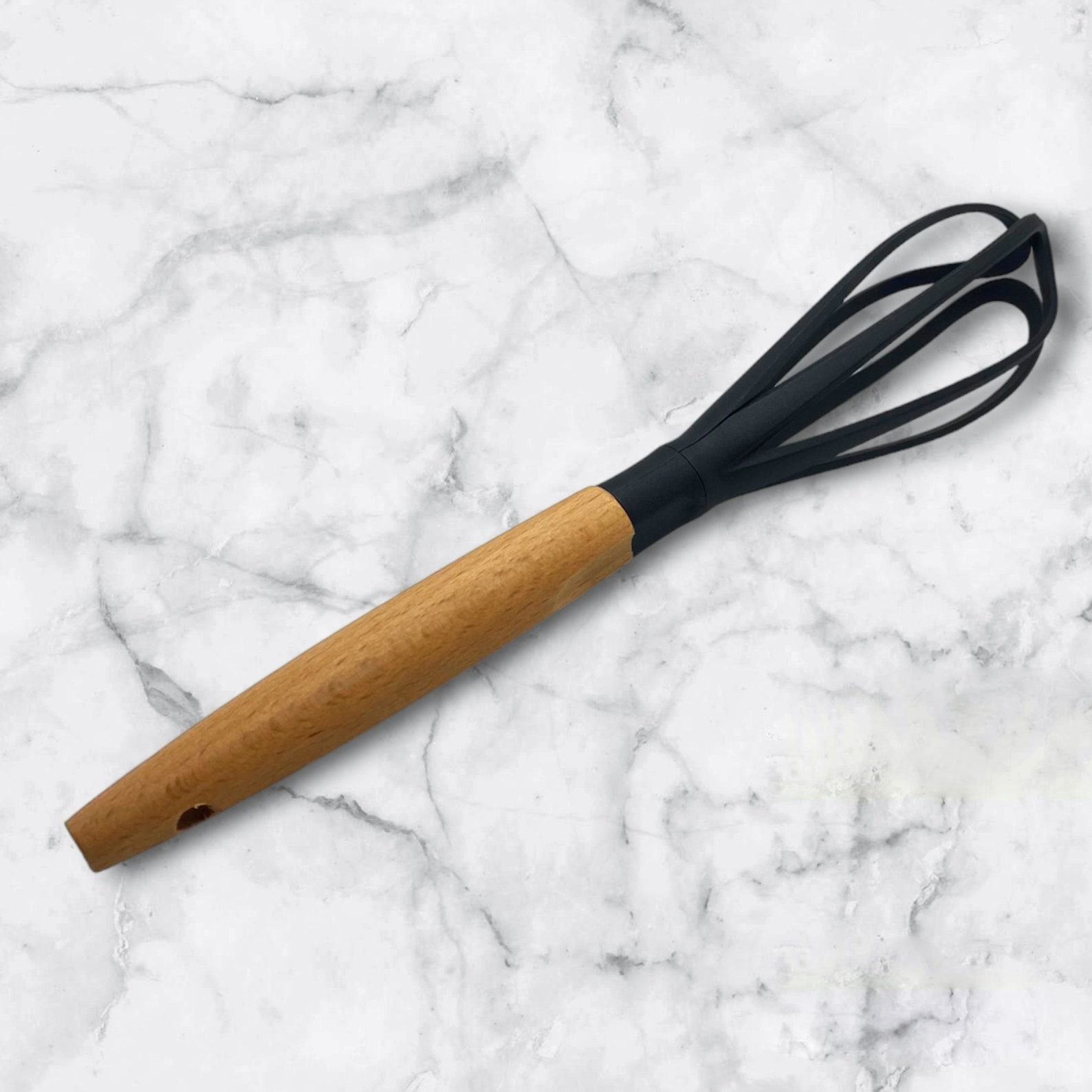 Personalized Engraved Bamboo Kitchen Whisk Elevate Your Culinary Creations