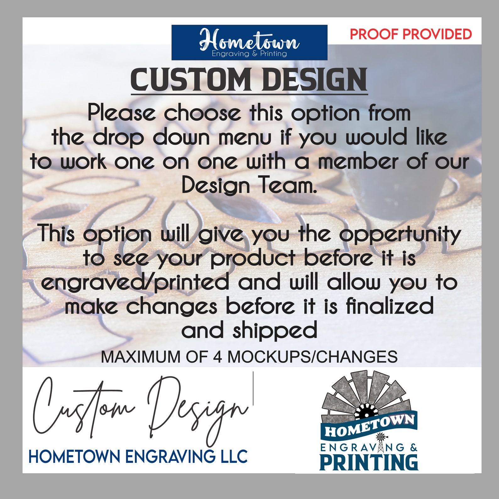 Personalized Engraved Bistro Mug Your Custom Message and Logo on a 16 Oz Coffee Cup