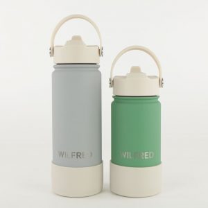 Personalized Engraved Insulated Reusable Drinks Bottle – 14oz/400ml – Clay Font/Horizontal