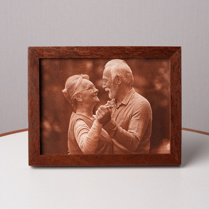 Personalized Engraved Leather Photo A Timeless Keepsake for Cherished Memories