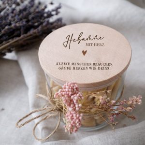 Personalized Engraved Storage Glass for Midwives A Heartfelt Item for Healthcare Heroes