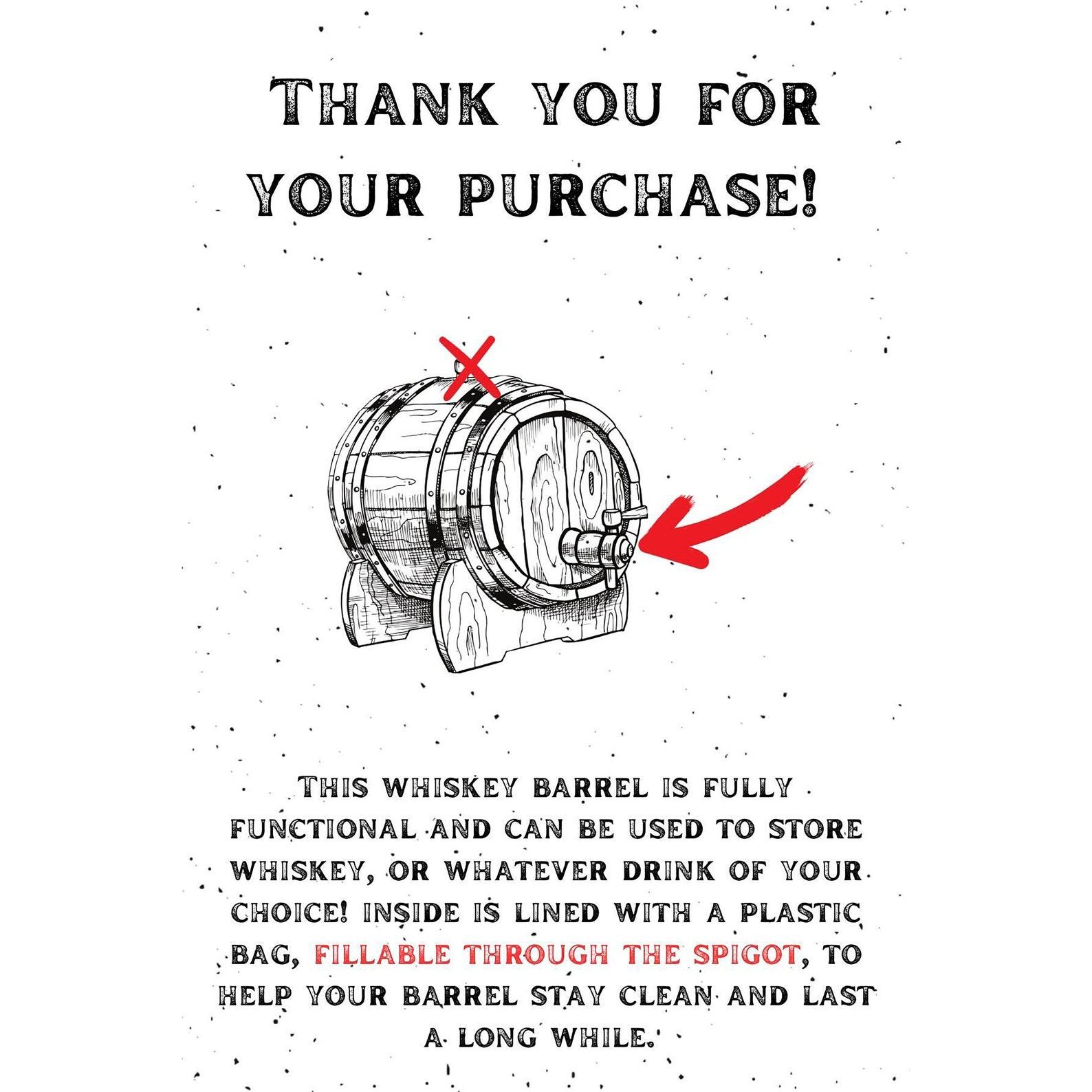 Personalized Engraved Whiskey Barrel The Interesting  Item for Any Occasion