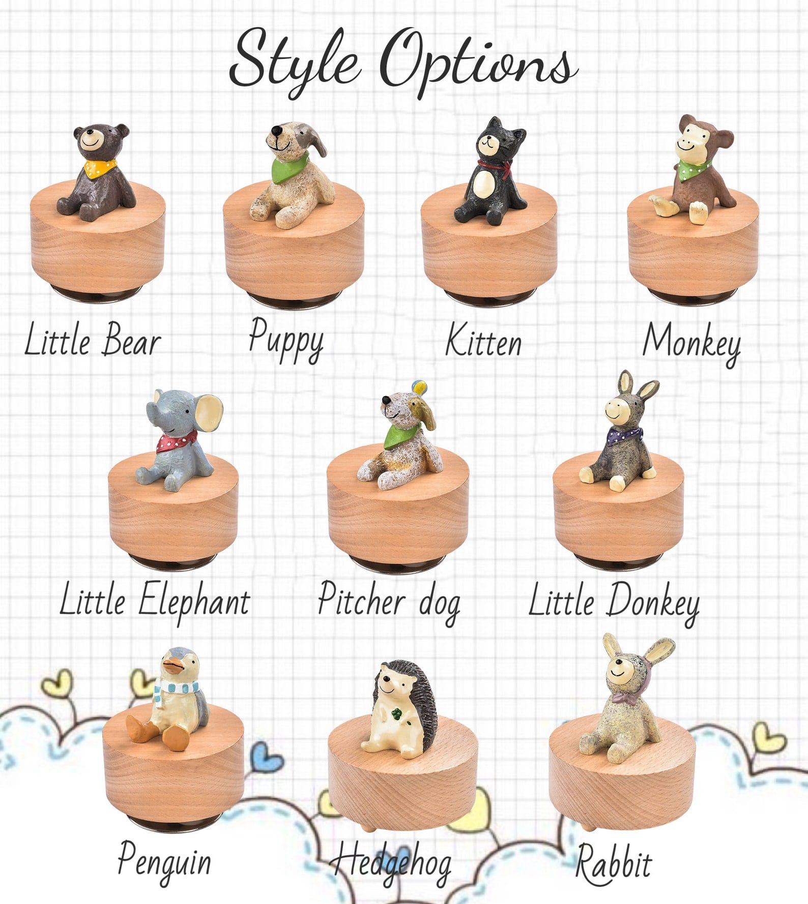 Personalized Engraved Wooden Music Box – Custom Name Holiday & Baby Present - Image 2