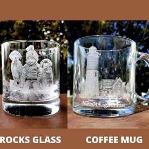 Personalized Etched Picture Rocks Glass A Unique Father’s Day Item