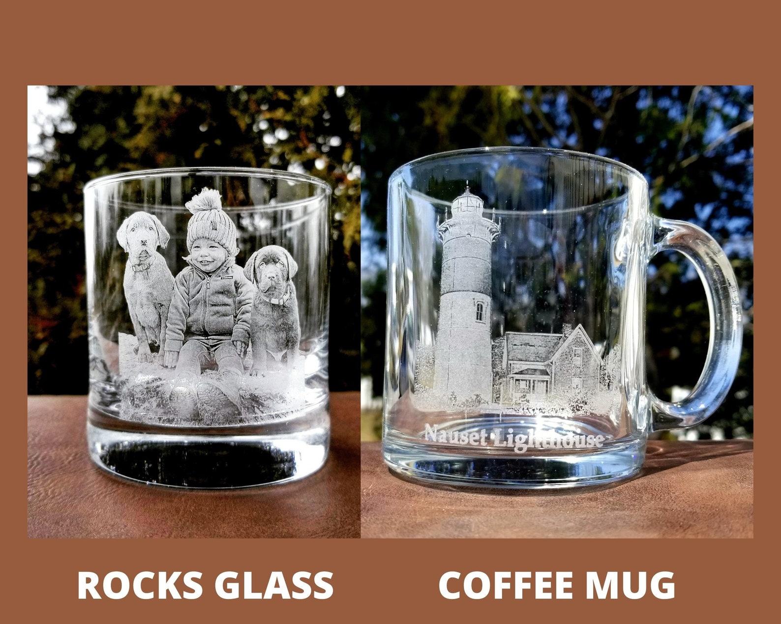 Personalized Etched Picture Rocks Glass A Unique Father’s Day Item - Image 3