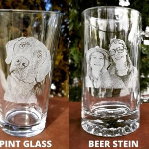 Personalized Etched Picture Rocks Glass A Unique Father’s Day Item