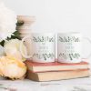 Personalized Eucalyptus Wedding Mug A Cherished Keepsake for the Newlyweds