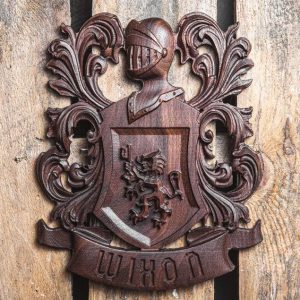 Personalized Family Crest A Timeless Heirloom for Groomsmen and Wedding Celebrations