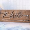 Personalized Family Name Established Sign A Timeless Keepsake for Cherished Memories