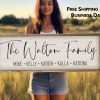 Personalized Family Name Sign A Timeless Treasure to Cherish
