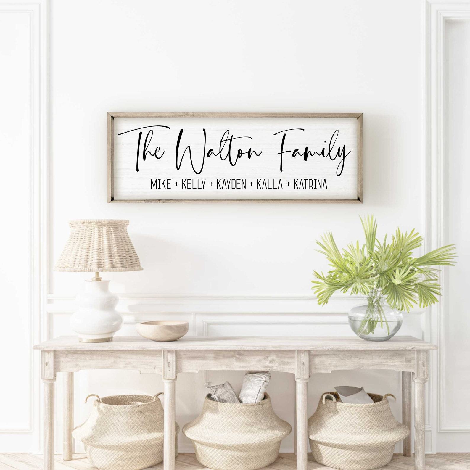 Personalized Family Name Sign A Timeless Treasure to Cherish