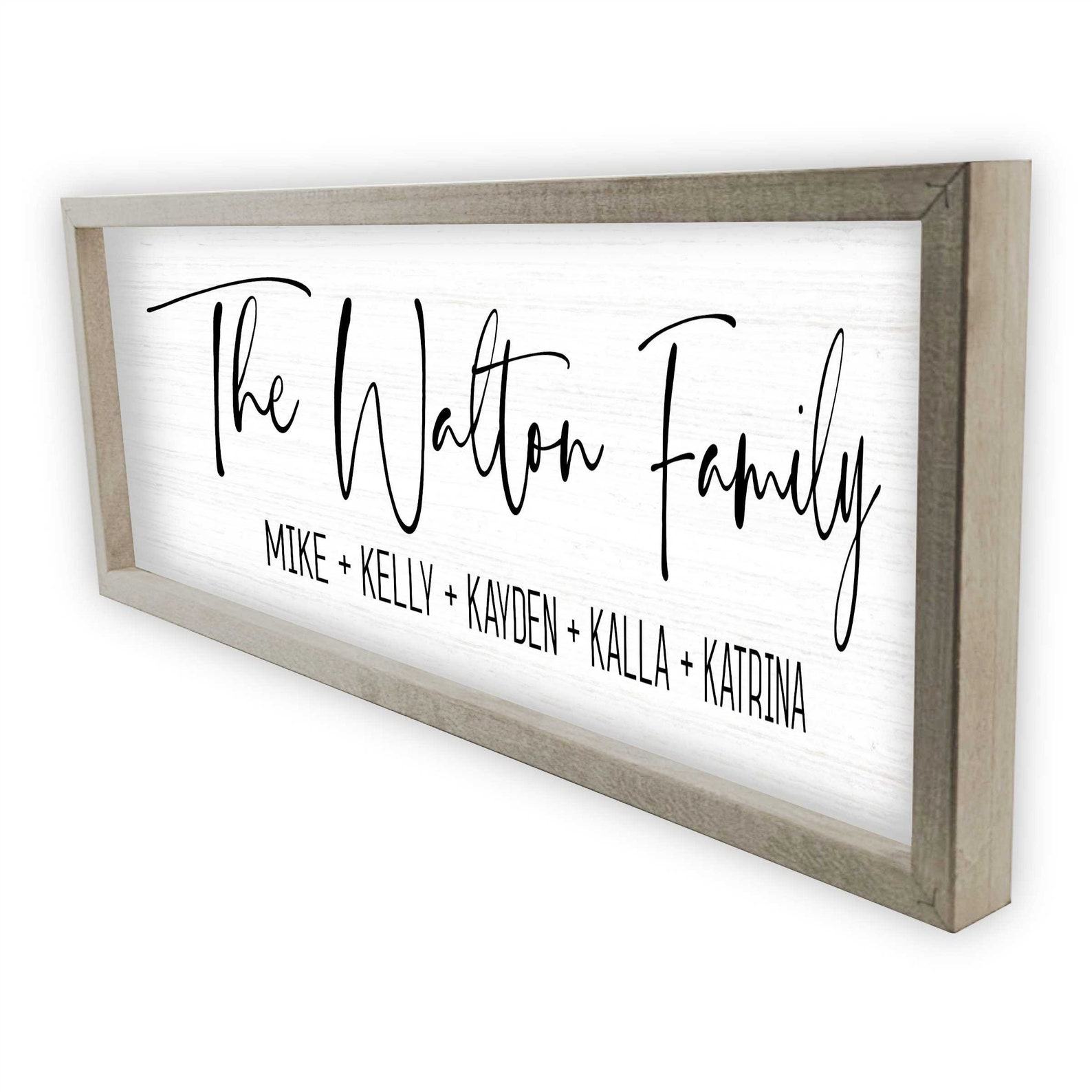 Personalized Family Name Sign A Timeless Treasure to Cherish