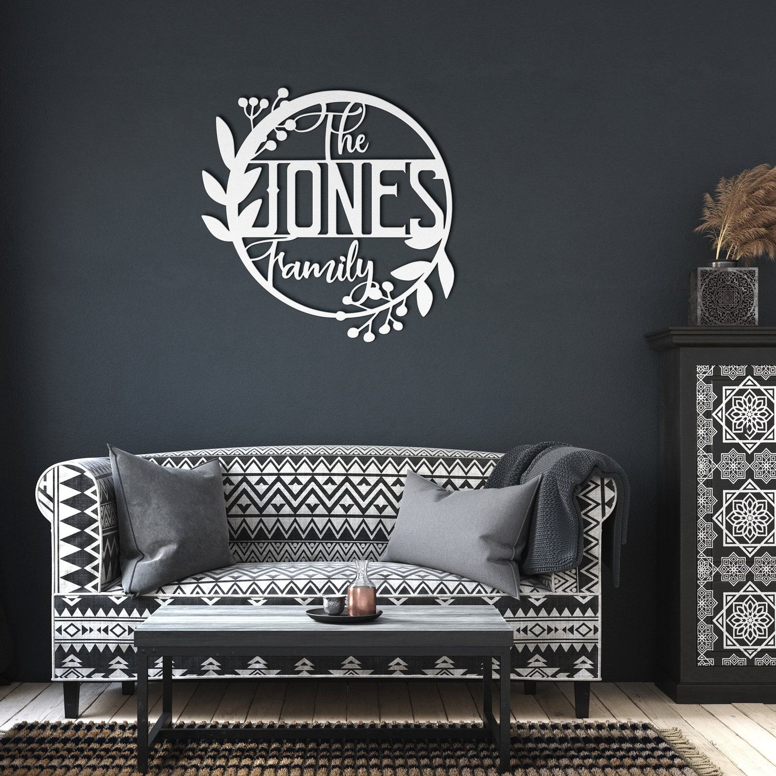 Personalized Family Name Welcome Sign A Timeless Keepsake for Your Home