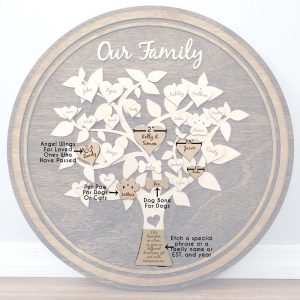 Personalized Family Tree Wall Art A Timeless Keepsake for Cherished Memories