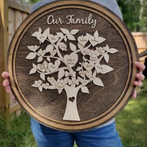 Personalized Family Tree Wall Art A Timeless Keepsake for Cherished Memories