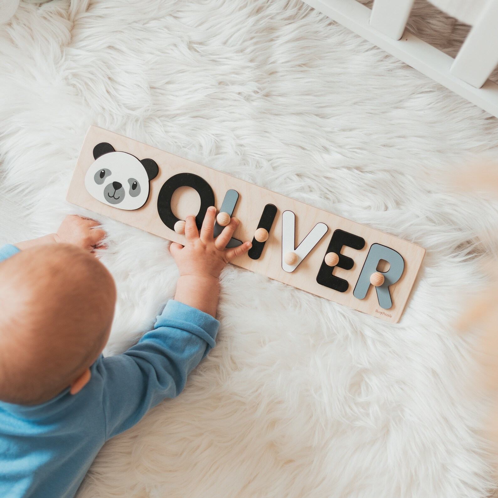 Personalized Farm Animal Name Puzzle Educational Item for Kids, Birthdays, and Christmas