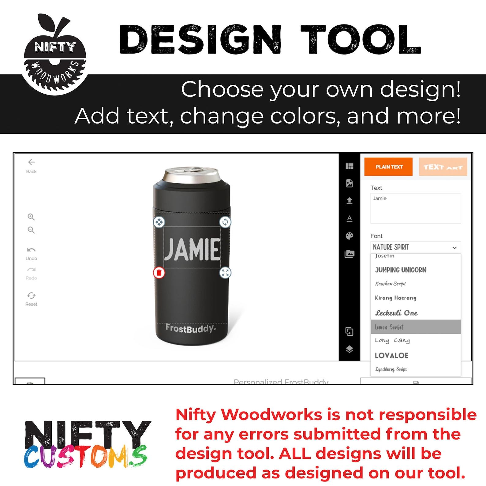 Personalized FrostBuddy The Ultimate 6-in-1 Beverage Holder with FREE Laser Engraving