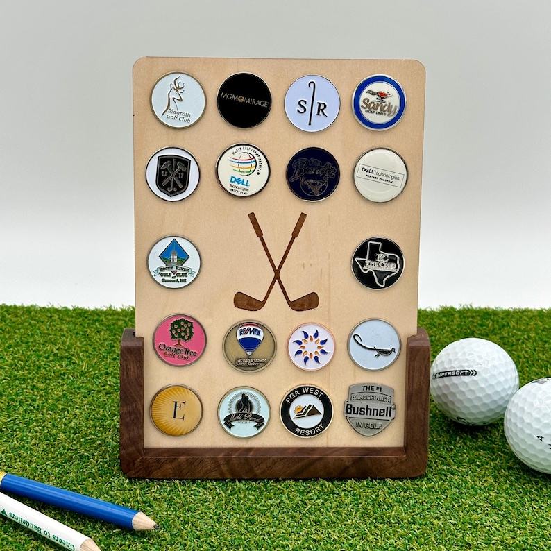 Personalized Golf Ball Marker Display The Interesting  Item for Golf Enthusiasts