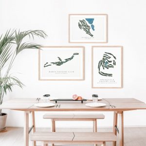 Personalized Golf Course Map The Interesting  Item for Golf Enthusiasts