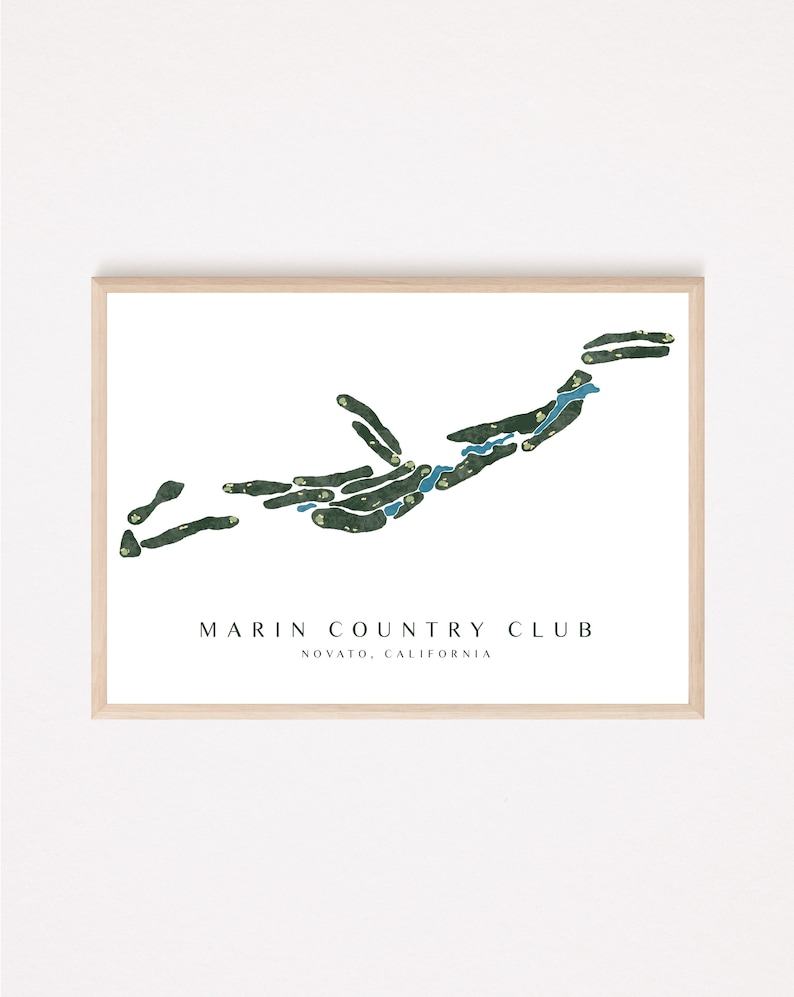 Personalized Golf Course Map The Interesting Item for Golf Enthusiasts