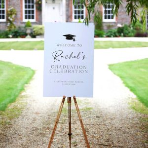 Personalized Graduation Welcome Sign Celebrate Your Grad’s Triumph