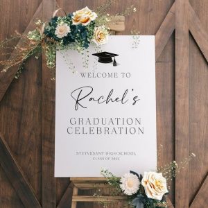 Personalized Graduation Welcome Sign Celebrate Your Grad’s Triumph