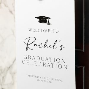Personalized Graduation Welcome Sign Celebrate Your Grad’s Triumph