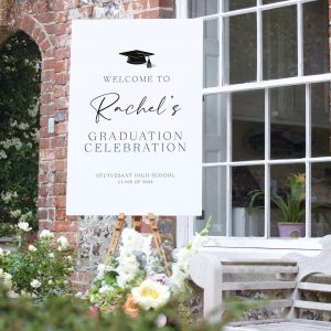 Personalized Graduation Welcome Sign Celebrate Your Grad’s Triumph
