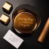 Personalized Handwriting Whiskey Glass Premium Engraved Keepsake with Item Box