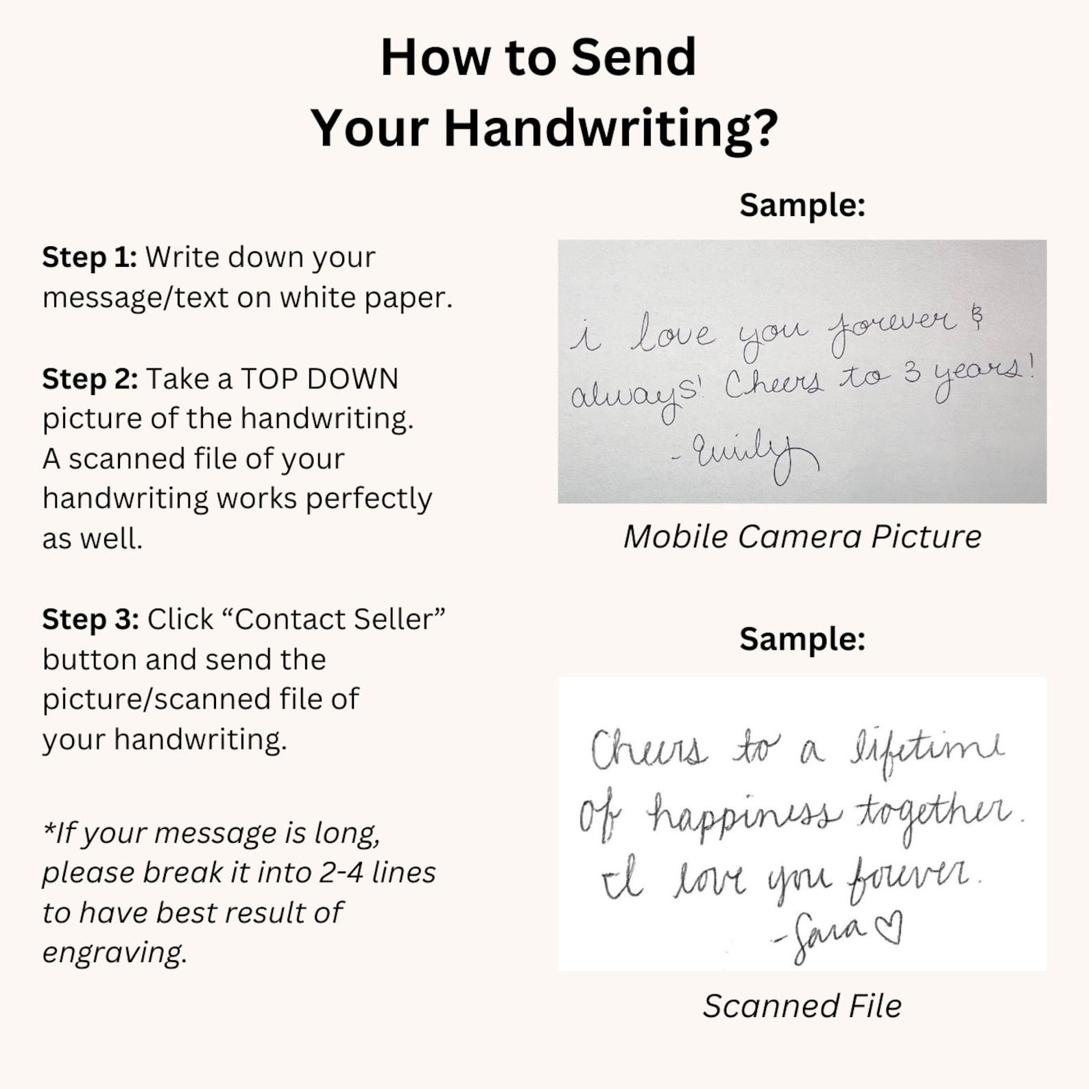 Personalized Handwritten Whiskey Glass A Secret Message in Every Sip