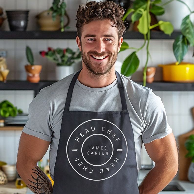 Personalized Head Chef Apron Elevate Your Culinary Adventures with Style