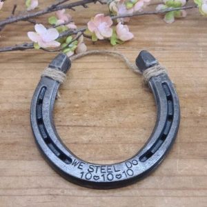 Personalized Horseshoe A Timeless Symbol of Love and Luck for Your 11th Anniversary