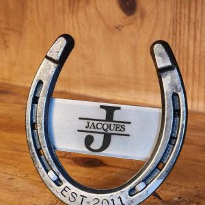 Personalized Horseshoe Monogram A Timeless Item for Equestrian Enthusiasts