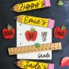 Personalized Interchangeable Back-to-School Sign Express Yourself, Welcome Students
